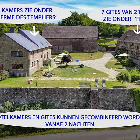 Ferme De Leuze Rustieke Nabij Durbuy, Eigen Laadpalen Panzió 2*